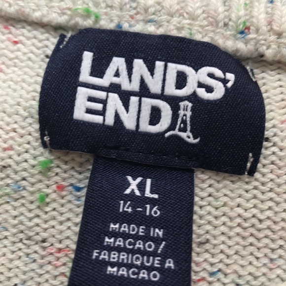 Lands’ End bundle. A long sleeve flipy tee and a sweater. T is large sweater XL. - Picture 5 of 13